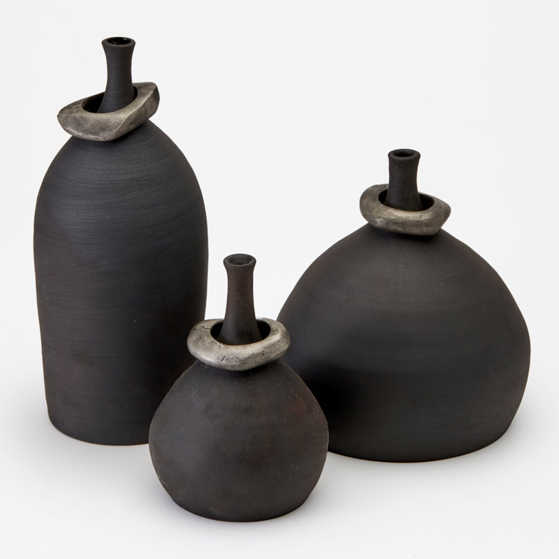 Mona Vessels Set, Raw Noir