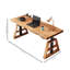 Bureau électrique à hauteur réglable en bois massif-408398320
