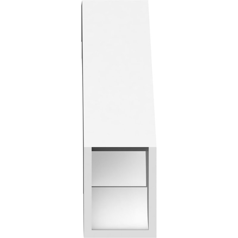 Attelle de genou standard en PVC de qualité architecturale Aspen, H 12 po x l 3 po x P 8 po