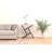 19-Inch LED Matte White Curvilinear S-Curve Spiral Tube LED Table Lamp
