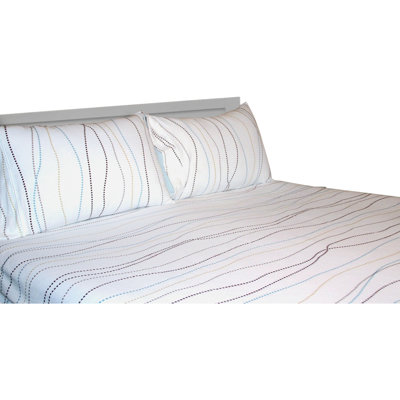 Flannel Polka Dots Sheet Set