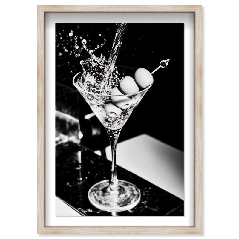 Chill Time III Print by Oliver Gal, 37.5"H x 25.5"W, Natural Oak Shadowbox