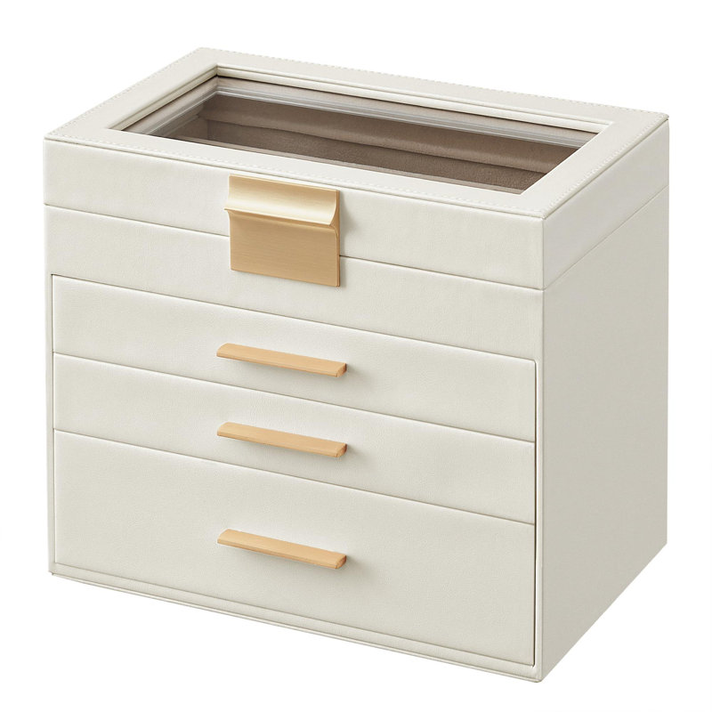 Aymane Jewellery Box +, White