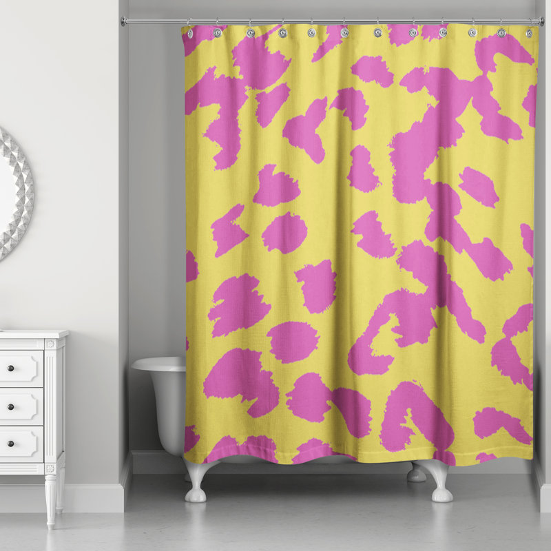 Rideau de douche Roumell, Jaune