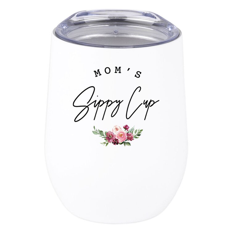 Mom Fuel - Engraved Wine Tumbler, Vacuum Insulated Tumbler Gift, Gifts For  Wife