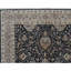 Wool Oriental Area Rug in Black/Camel