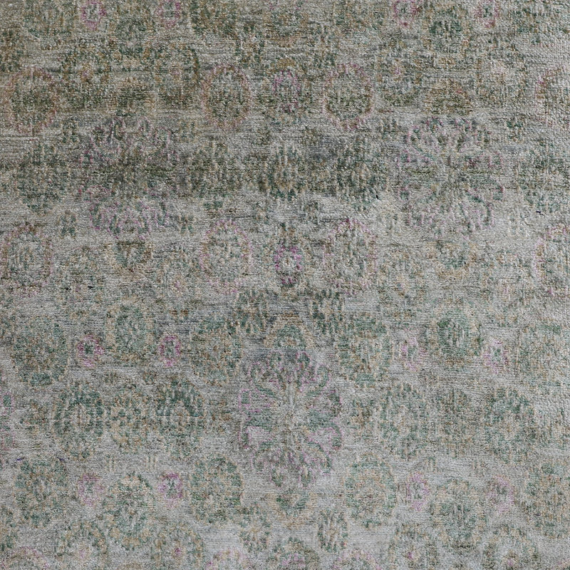 Blue Alchemy Transitional Silk Runner - 2'8" x 12'11"
