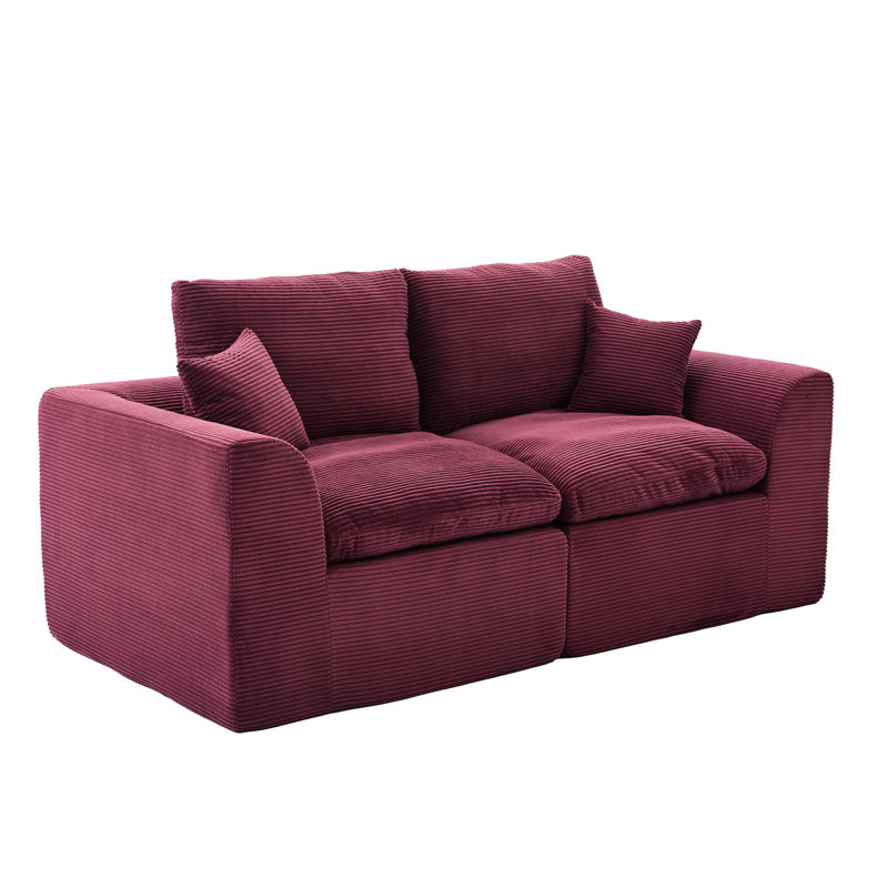 Canapé modulaire confortable à 2 places Cloud Couch