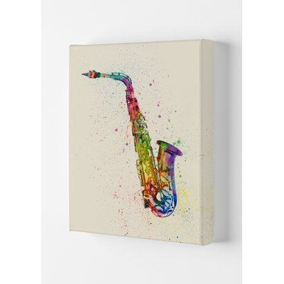Saxophone by Michael Tompsett - Print