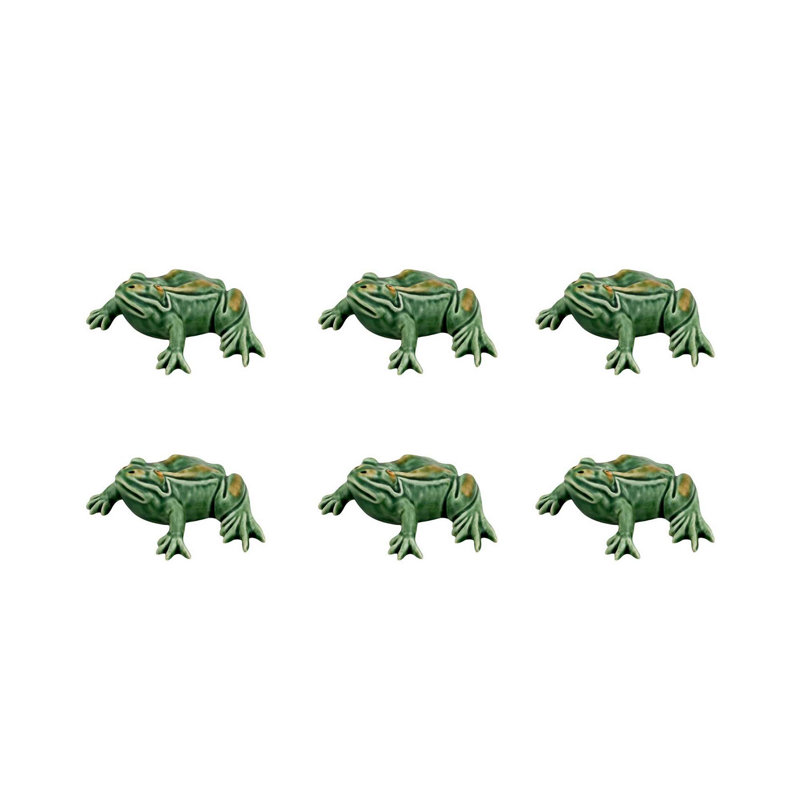 Figurine de grenouilles, H 2 po x l 5,12 po x P 3,54 po