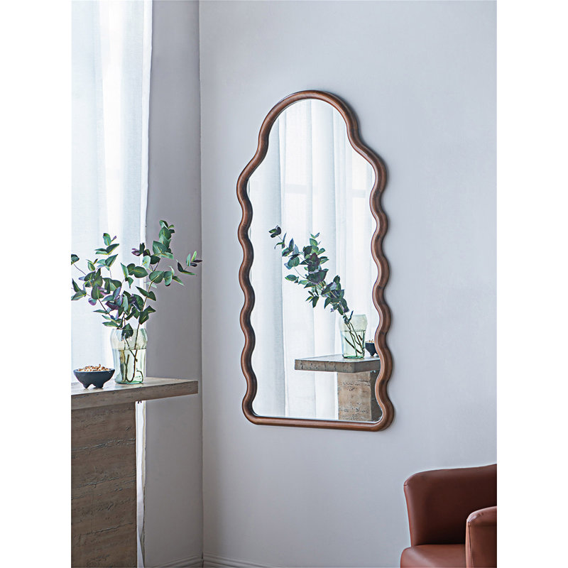 Miroir en bois avec cadre unique