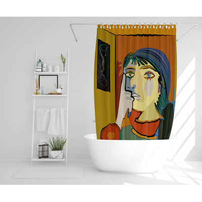 13 Piece Elitha Polyester Shower Curtain Set