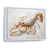 White Floater Framed