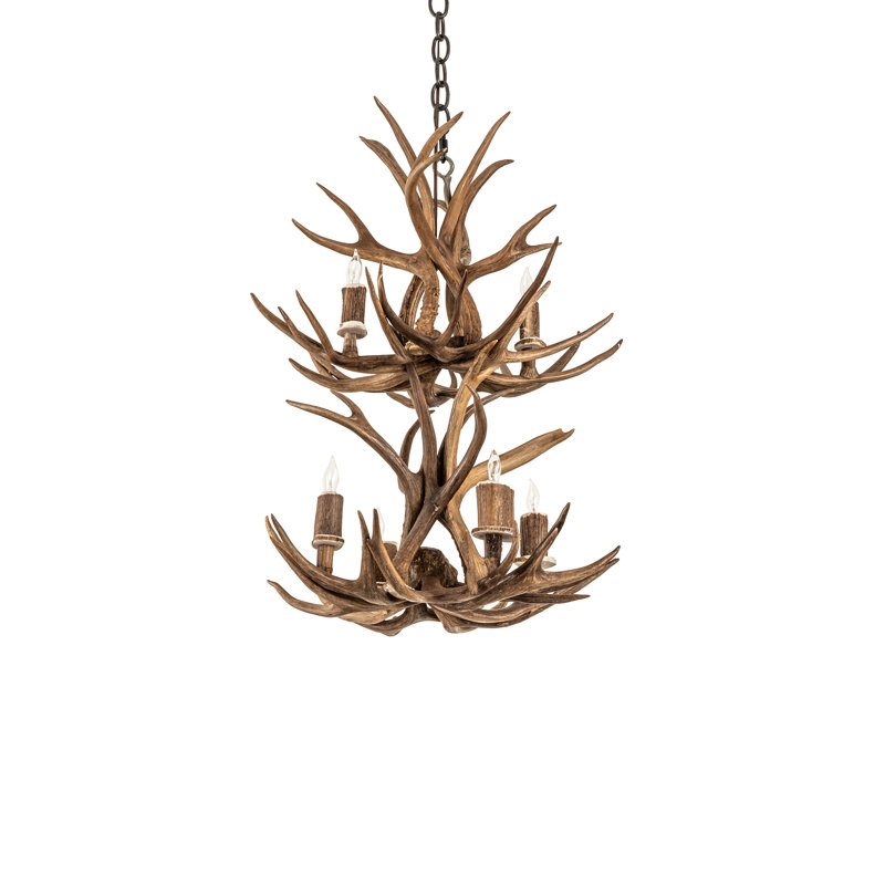Rustic Lodge 6 - Light Chandelier