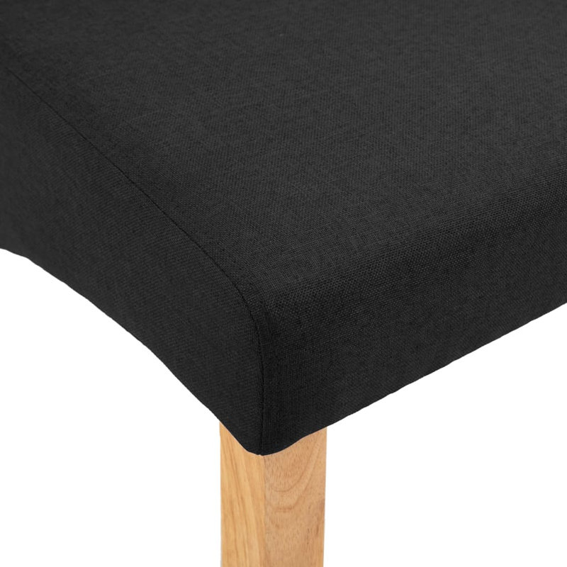 Chaise d'appoint rembourrée avec structure en bois, Rouge, 4