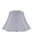 Ervine 36.5cm H Silk Bell Lamp Shade ( Screw On ) in Steel Grey