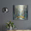 Art mural en métal luxueux «Manhattan Sketches II» par Silvia Vassileva, 24 po x 24 po-1377619608