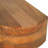 Wood Large Wall Mounted Rounded Bedside