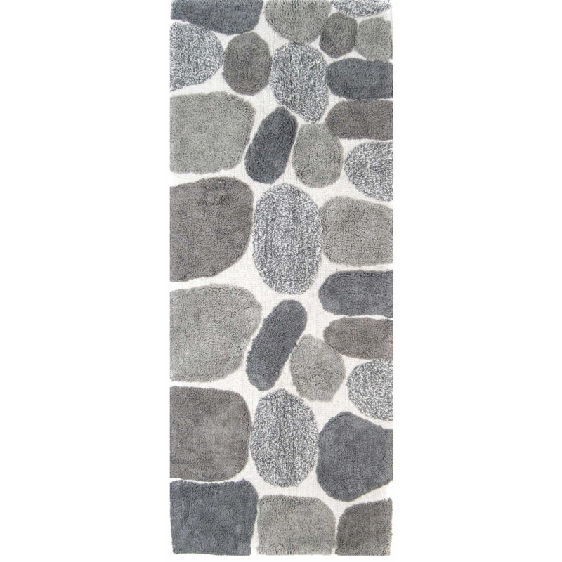 Creline Bath Rug - Dark Grey, Dark Gray
