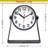Table Clock Plastic Tabletop Clock 9 Inches