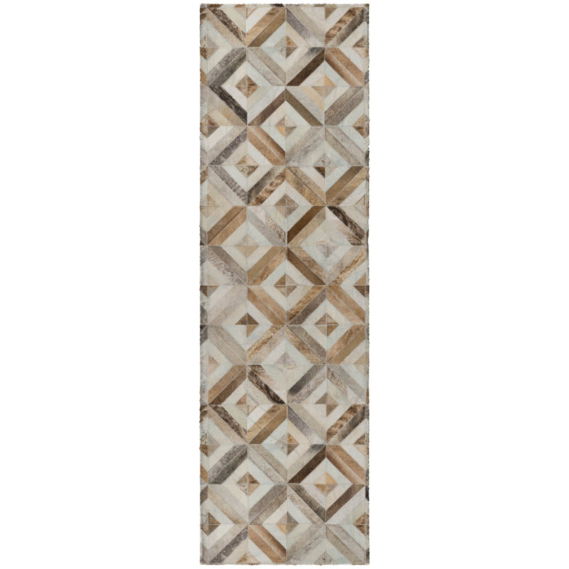 Premium Machine Washable Dream Shag ADS102 Diamonds Rug, 2'3" x 7'6" Runner