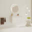Meuble-lavabo mural 30 po avec lavabo, portes à fermeture douce, pour petite salle de bain