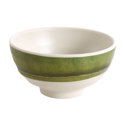 Bamboo Style 10 oz. Melamine Rice Bowl