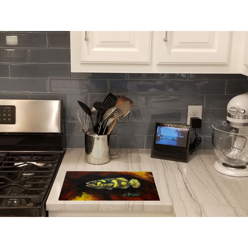 Bumblebee Fish Glass Cutting Board