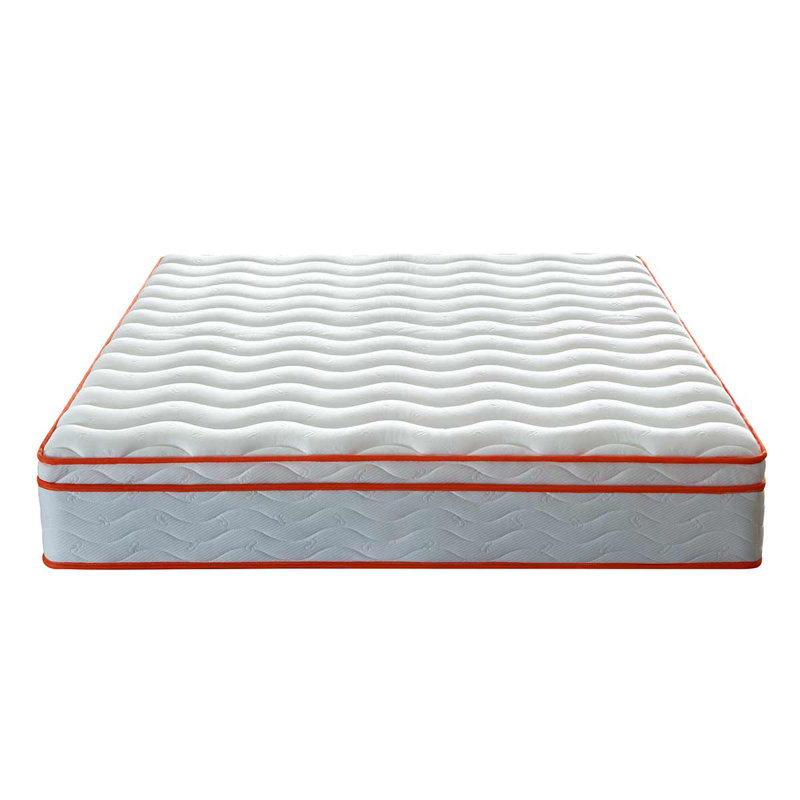 Matelas hybride en mousse à mémoire de forme dans une boîte avec matelas à ressorts ensachés mi-ferme, 10", Très grand lit