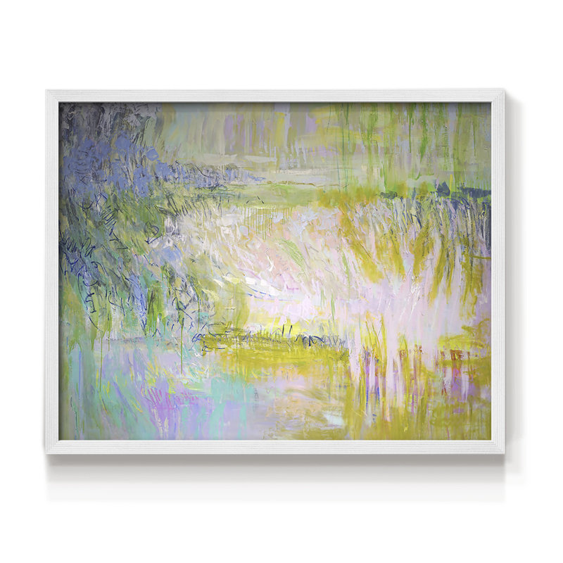 Étude - Reproduction encadrée - Restickable, H 11 po x l 14 po, Blanc