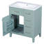 Meuble-lavabo de salle de bain 30 po - Armoire avec tiroir et lavabo, quincaillerie moderne incluse-1066265375