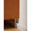 Commode d'appoint rétro en acier inoxydable