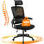 Chaise de bureau ergonomique en maille Neva-1335595933
