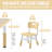 Angeliz Kids 5 Piece Play Or Activity Table and Chair Set-1077971727