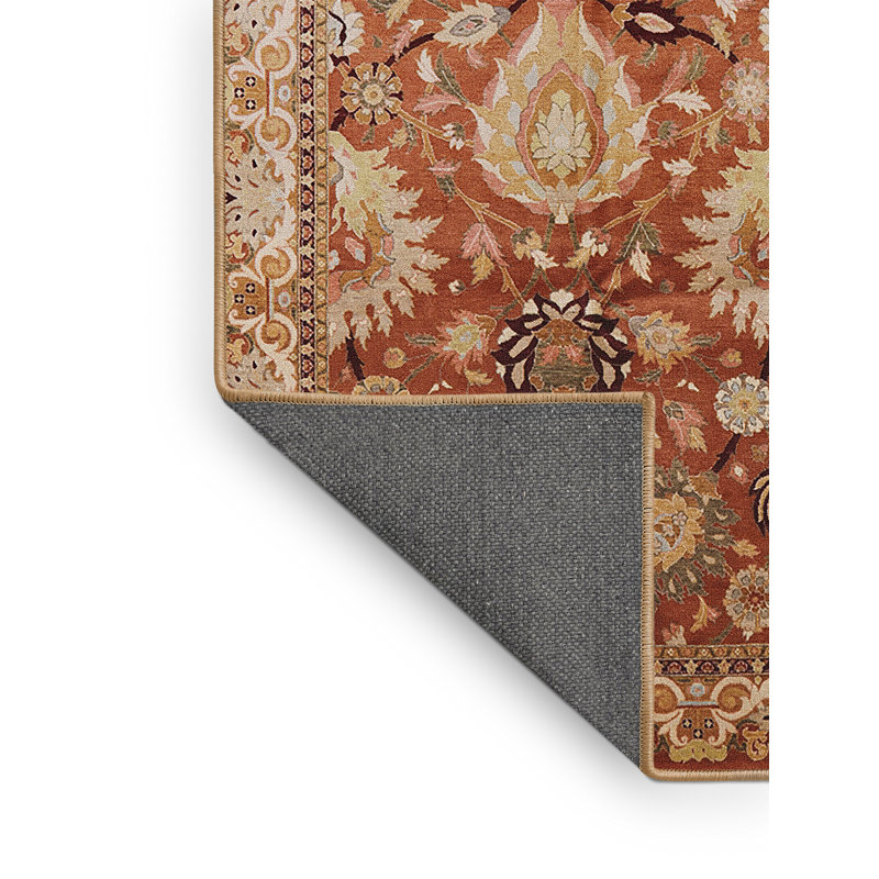 Tapis beige / rouille Saturient, Rectangle 2 pi x 3 pi