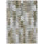 Tapis d'intérieur lavable géométrique beige 5 pi x 8 pi