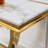 Bernson 47.2'' Marble Top Console Table-1934648129-1934648128