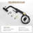 Pull Down Kitchen Faucet with 360° Swivel  Sprayer - 3 Spray Modes with Horizontal & Vertical Water Flow