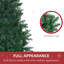 Demi-arbre de Noël artificiel avec décoration de Noël avec 520 branches, ouverture automatique, base en acier-103718630