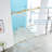 56-60 In. X 76 In Double Sliding Shower Door, 5/16 In Clear Tempered Glass Easy-Clean Coating Brushed Gold-103531080