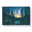 Mountain Stream In Abstract - Wrapped Canvas-55307587