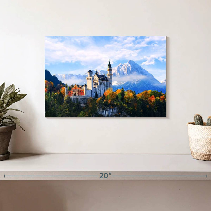 Château de Neuschwanstein, Alpes bavaroises, H 8 po x l 12 po