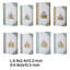 Ensemble de 8 boîtes de rangement Meer, design architectural chinois, blanc