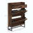 Narrow Shoe Cabinet With 2 Flip Doors And Top Drawer-9250742