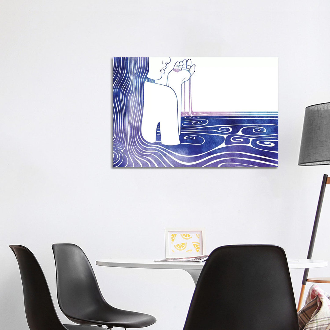 Kalianassa von Sirenarts - Galerie- Giclée auf Leinwand