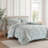 Modern Bedding Sets, Twin XL Polyester Comforter and Sheet Set, Green