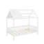 Lit simple en bois avec clôture-47677559