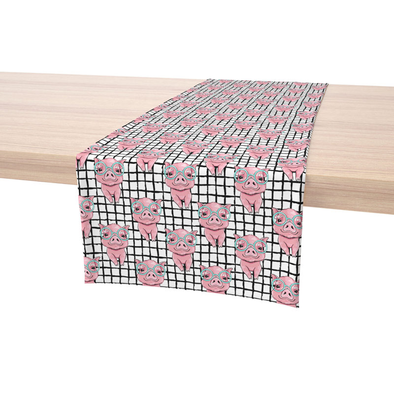 Rectangular Cotton Twill Tablecloth, 90" L x  16" W