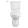 Toilette allongée deux pièces Cadet (éconergétique) 1,28 GPF (siège non inclus)