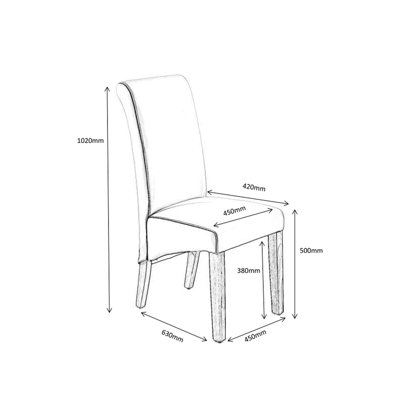 Russiaville 50 cm H Upholstered Dining Chair